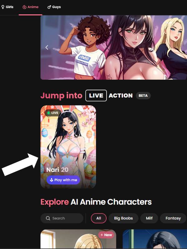 Step 1 Pick a Character