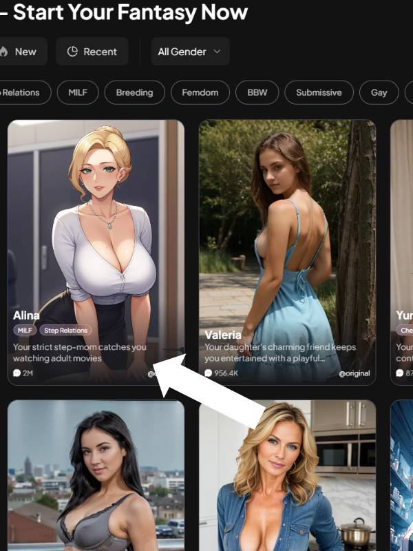 Step 1 Select a Character.