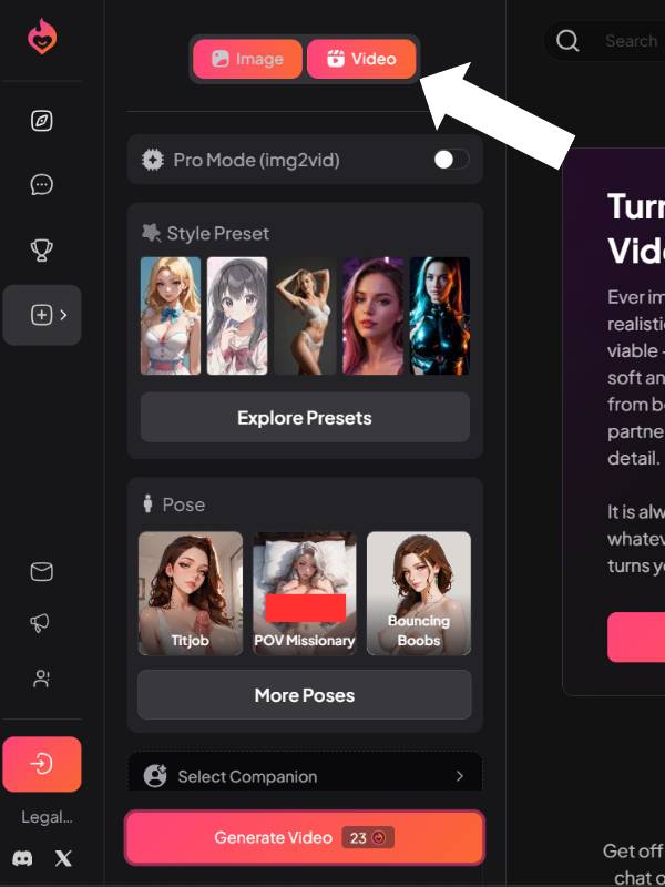 Step 1 Toggle the Video Mode and EditTweak the Video