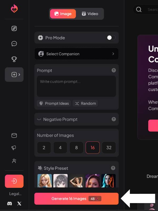 Step-2-Hit-Generate-Images