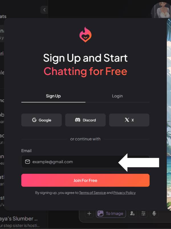 Step 3 Create an Account